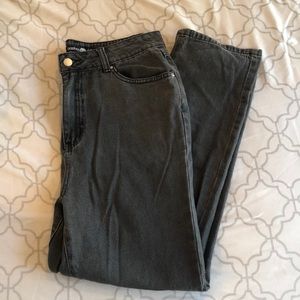 BooHoo Black Mom Jeans